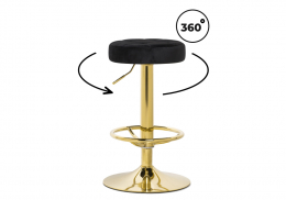 Барный стул Marun black / gold (39x39x63)