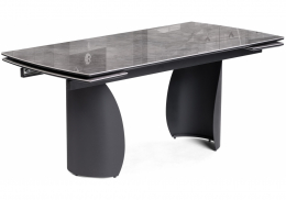 Керамический стол Готланд 180(240)х90х79 baolai / черный (90x79)