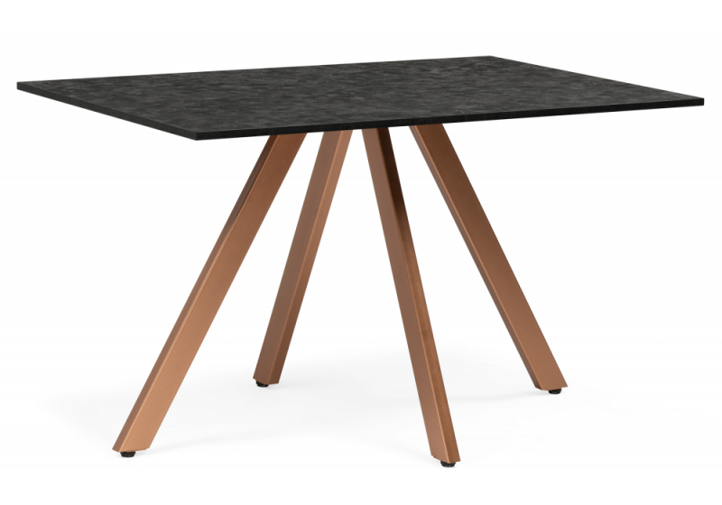 Стол деревянный Райн 116(160)x77 раздвижной малави / медь (77x77). 