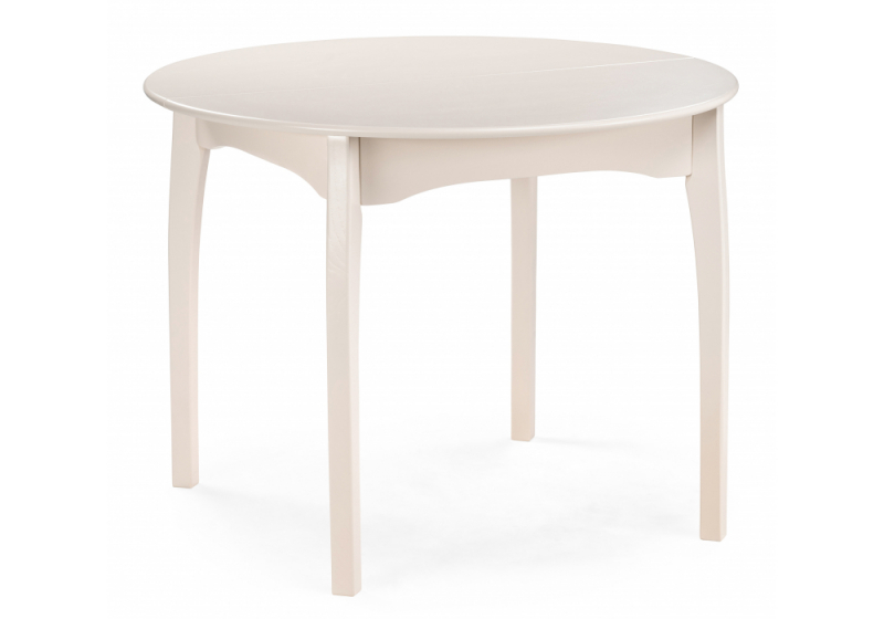 Стол деревянный Распи круглый бежевый (100x76). 