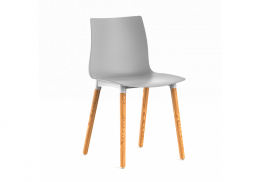 Пластиковый стул Кобе серый new (44x49x80)