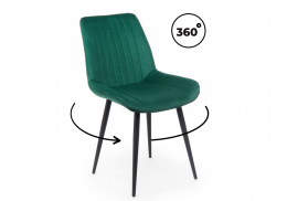 Стул на металлокаркасе Седа 360 зеленый (zd 667) / черный np (50x56x82)