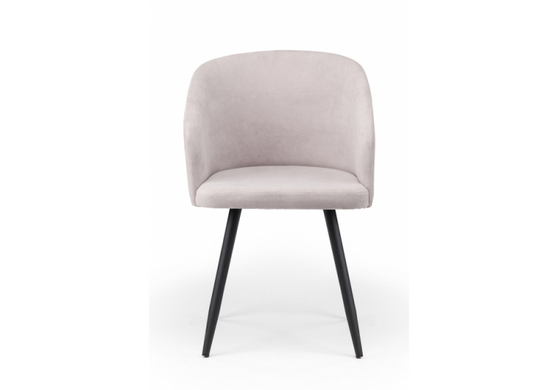 Стул на металлокаркасе Монер 360 светло-серый (glory 36) / черный (54x56x82)