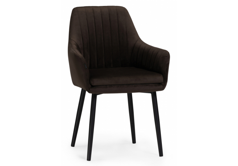 Стул на металлокаркасе на металлокаркасе Райнер MR -09 / черный (57x57x86). 