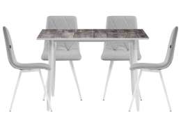 Обеденная группа Баглис velutto 52 / кантри 2047 / белый ()